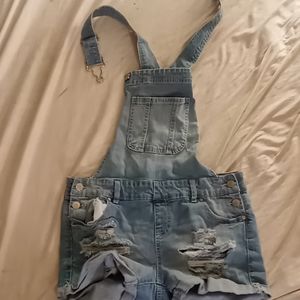 Jean overalls, size medium